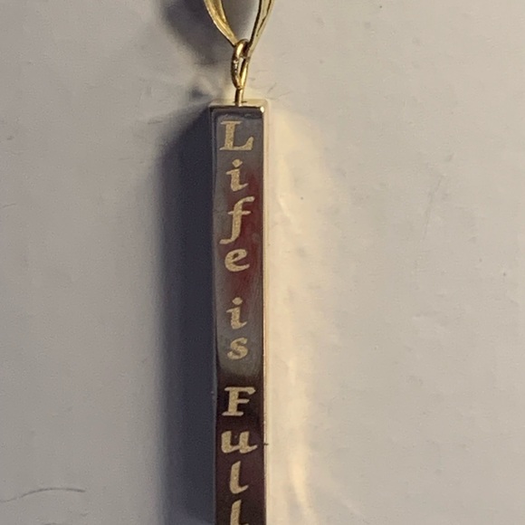 10k solid Michael Anthony Family/Faith/Friends/ Full of Life Pendant Necklace! - Picture 3 of 16